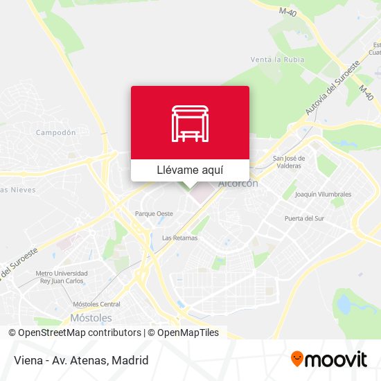 Mapa Viena - Av. Atenas