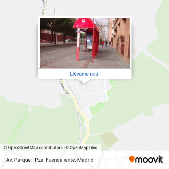 Mapa Av. Parque - Pza. Fuencaliente