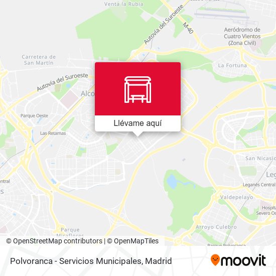 Mapa Polvoranca - Servicios Municipales
