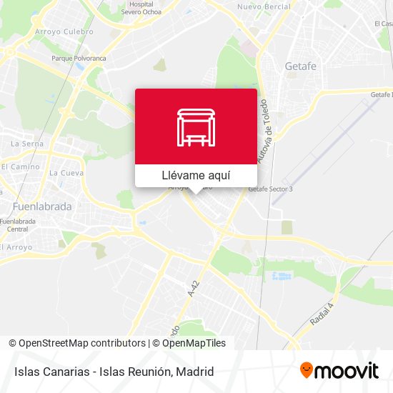 Mapa Islas Canarias - Islas Reunión