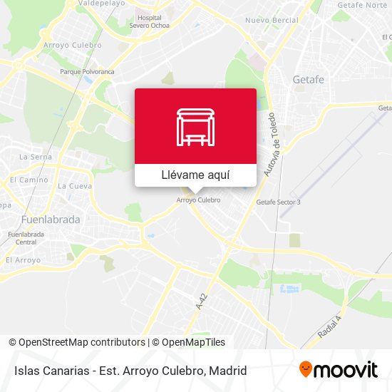Mapa Islas Canarias - Est. Arroyo Culebro