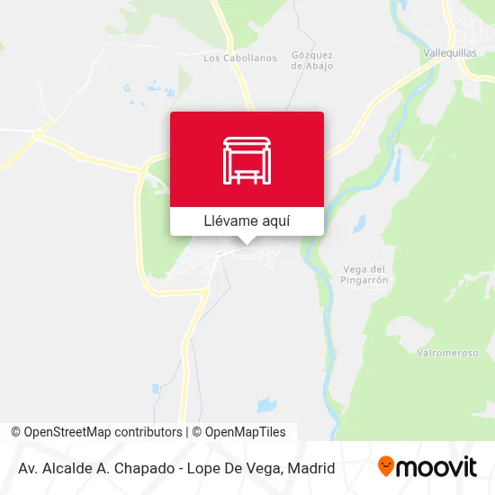 Mapa Av. Alcalde A. Chapado - Lope De Vega