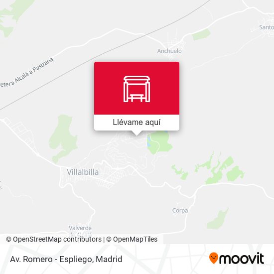 Mapa Av. Romero - Espliego