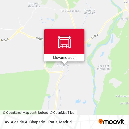 Mapa Av. Alcalde A. Chapado - París