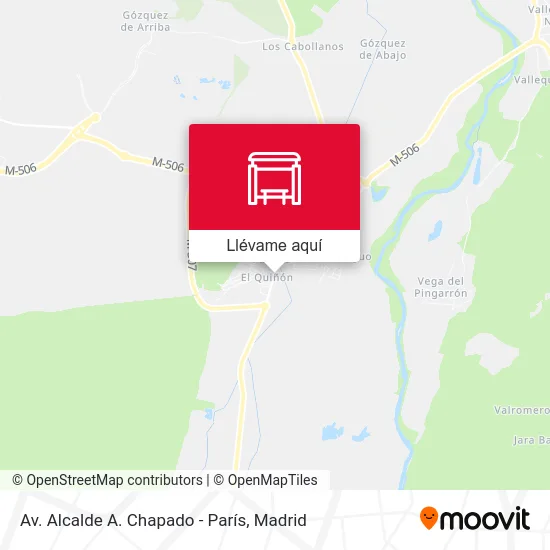 Mapa Av. Alcalde A. Chapado - París
