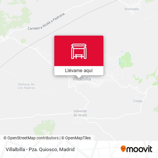 Mapa Villalbilla - Pza. Quiosco