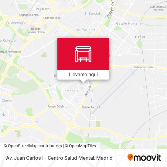 Mapa Av. Juan Carlos I - Centro Salud Mental