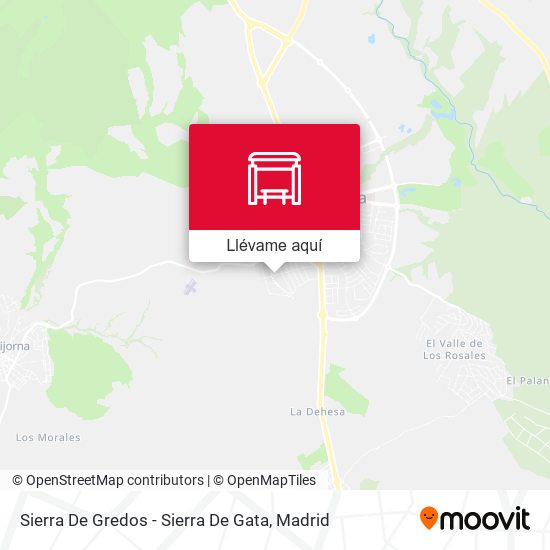 Mapa Sierra De Gredos - Sierra De Gata