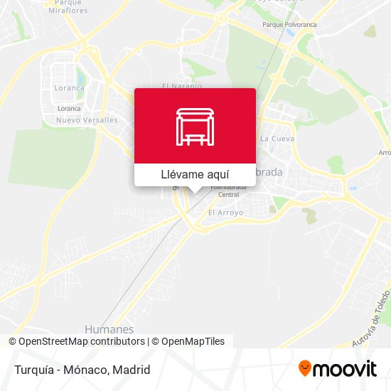 Mapa Turquía - Mónaco