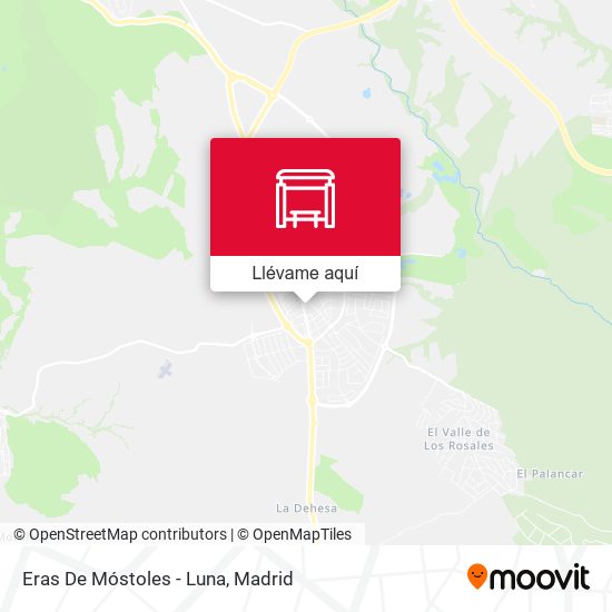 Mapa Eras De Móstoles - Luna