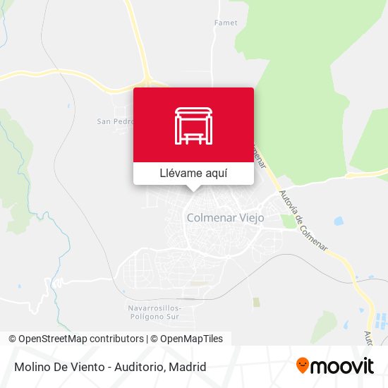 Mapa Molino De Viento - Auditorio