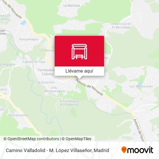 Mapa Camino Valladolid - M. López Villaseñor
