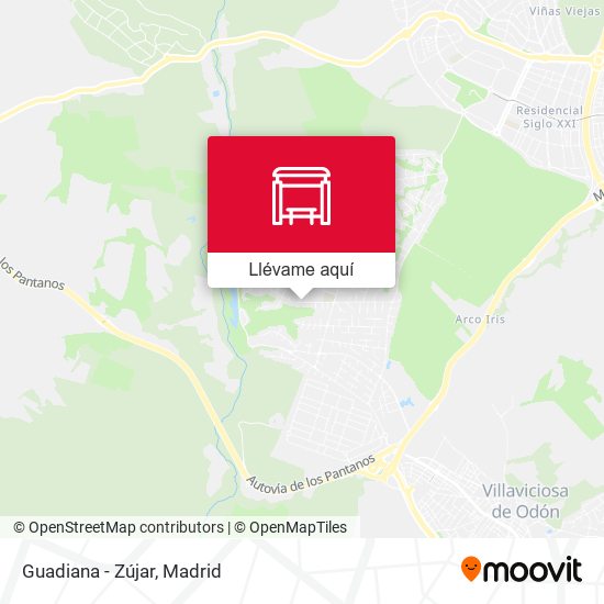 Mapa Guadiana - Zújar