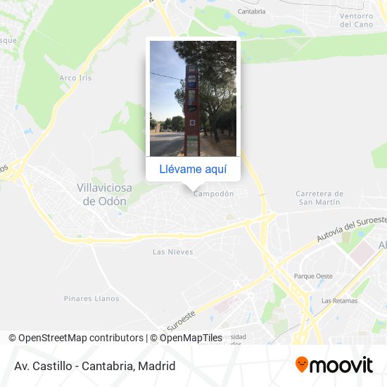Mapa Av. Castillo - Cantabria