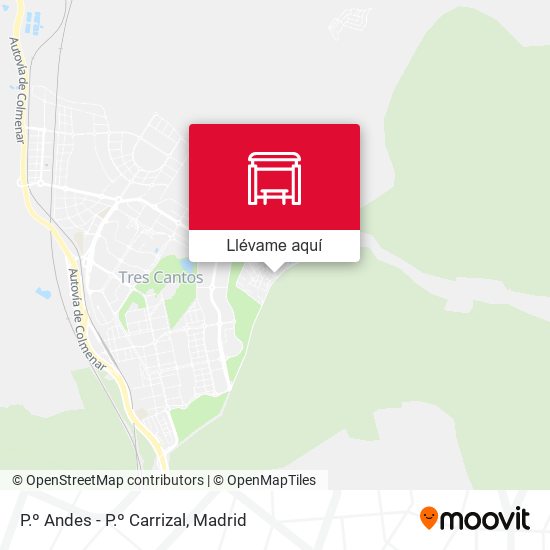 Mapa P.º Andes - P.º Carrizal