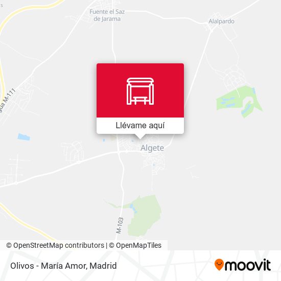 Mapa Olivos - María Amor