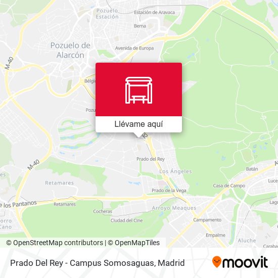 Mapa Prado Del Rey - Campus Somosaguas