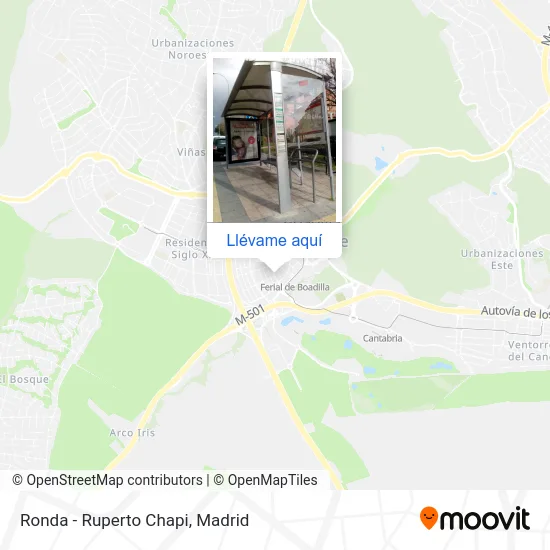 Mapa Ronda - Ruperto Chapi