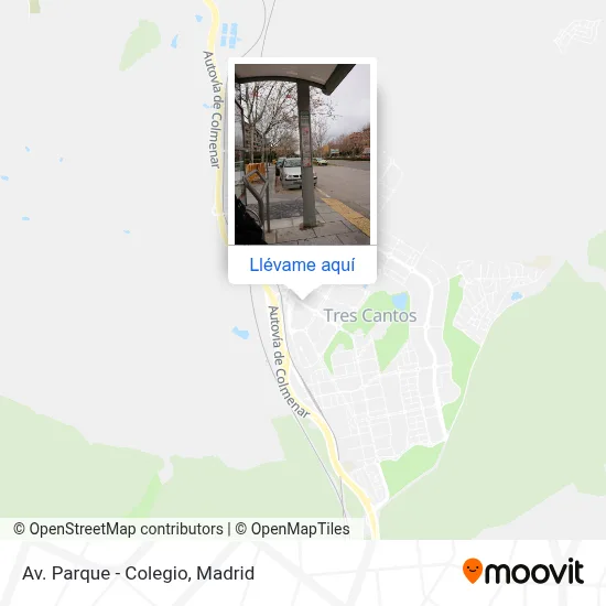 Mapa Av. Parque - Colegio