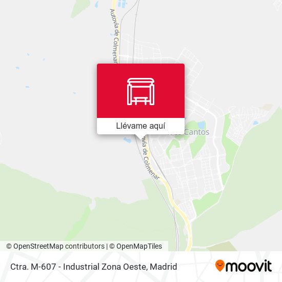 Mapa Ctra. M-607 - Industrial Zona Oeste