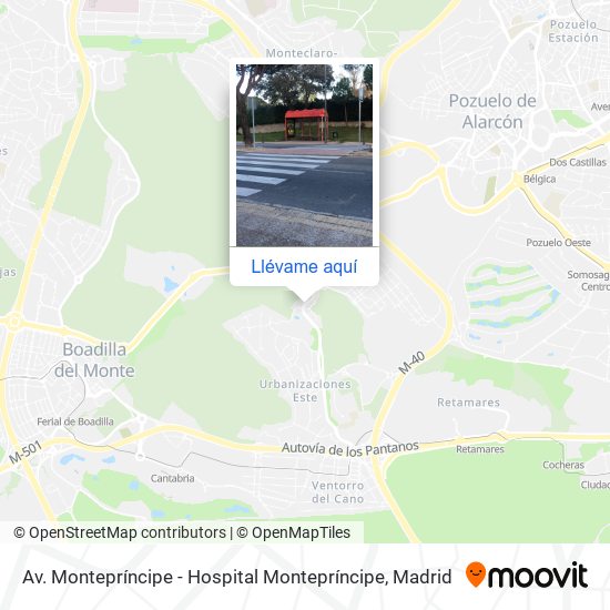 Mapa Av. Montepríncipe - Hospital Montepríncipe