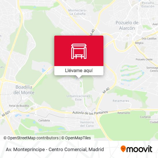 Mapa Av. Montepríncipe - Centro Comercial