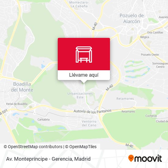 Mapa Av. Montepríncipe - Gerencia