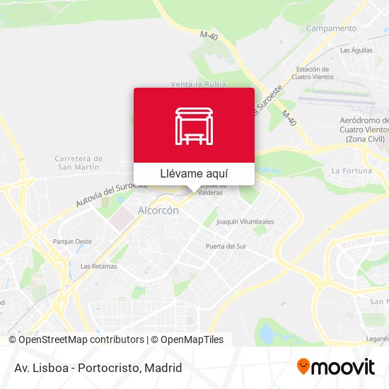 Mapa Av. Lisboa - Portocristo