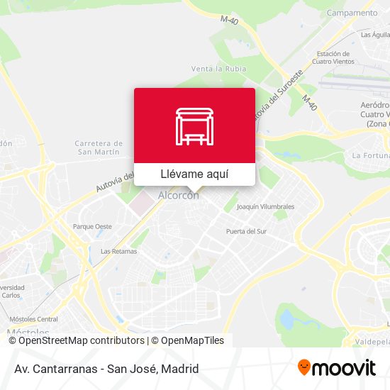 Mapa Av. Cantarranas - San José