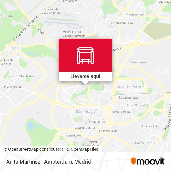 Mapa Anita Martínez - Ámsterdam