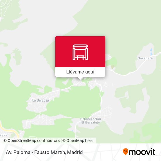 Mapa Av. Paloma - Fausto Martín