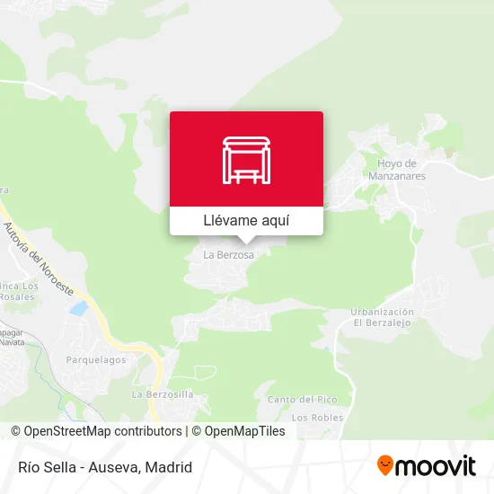 Mapa Río Sella - Auseva