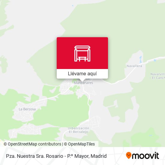 Mapa Pza. Nuestra Sra. Rosario - P.º Mayor