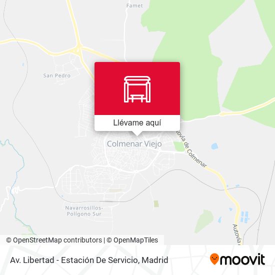 Mapa Av. Libertad - Estación De Servicio