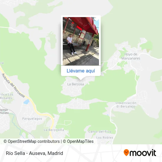 Mapa Río Sella - Auseva