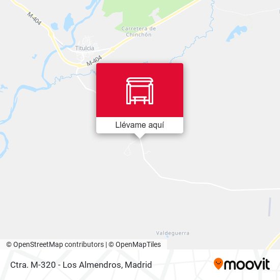 Mapa Ctra. M-320 - Los Almendros
