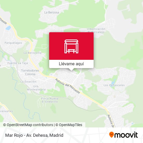 Mapa Mar Rojo - Av. Dehesa