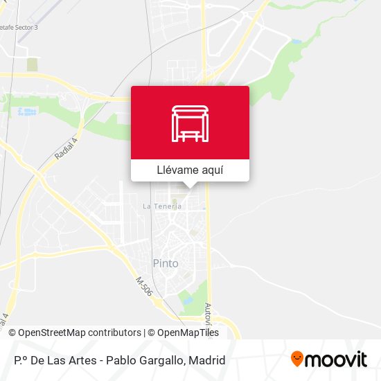 Mapa P.º De Las Artes - Pablo Gargallo
