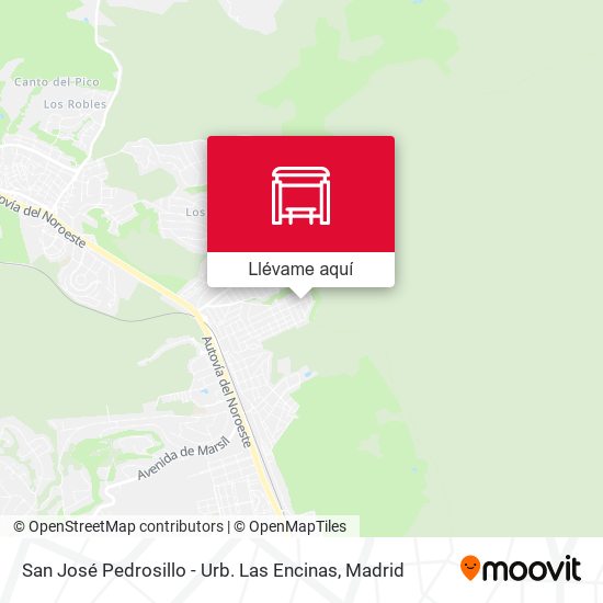 Mapa San José Pedrosillo - Urb. Las Encinas