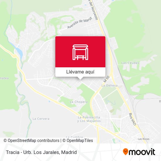 Mapa Tracia - Urb. Los Jarales
