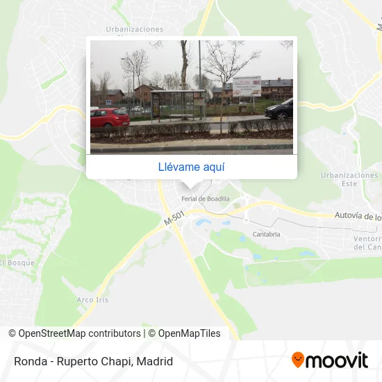 Mapa Ronda - Ruperto Chapi