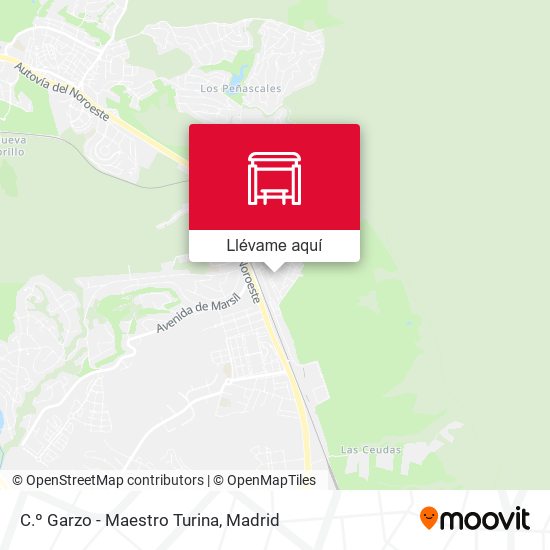 Mapa C.º Garzo - Maestro Turina