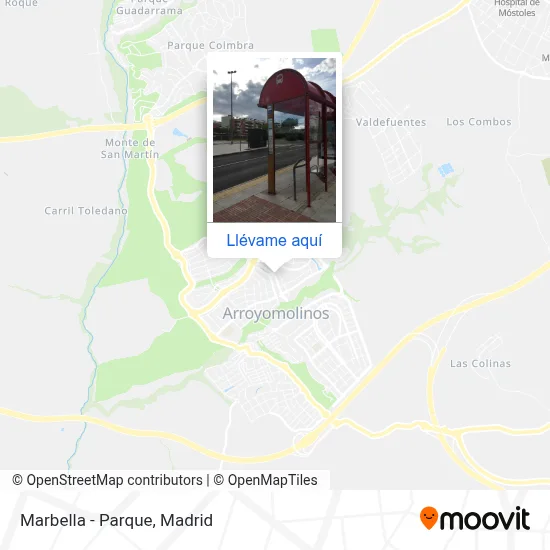 Mapa Marbella - Parque