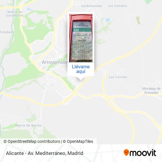 Mapa Alicante - Av. Mediterráneo
