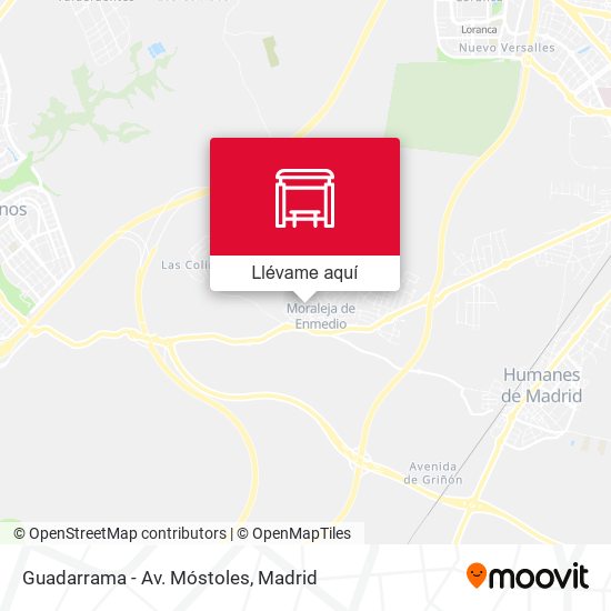 Mapa Guadarrama - Av. Móstoles