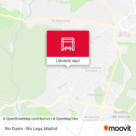 Mapa Río Duero - Río Lega