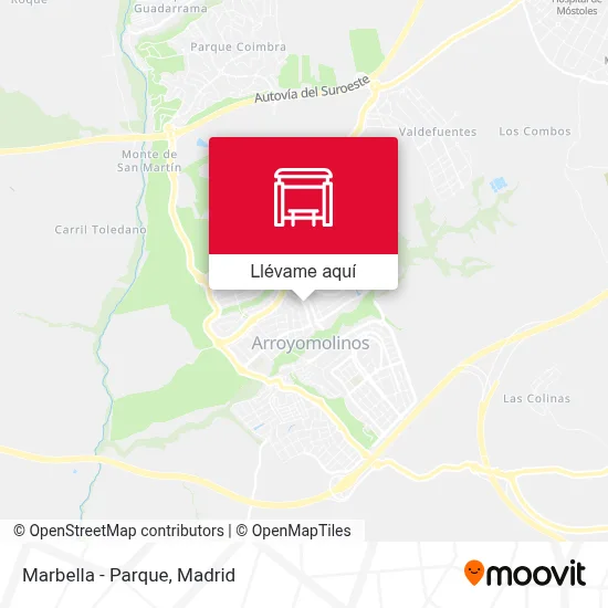 Mapa Marbella - Parque