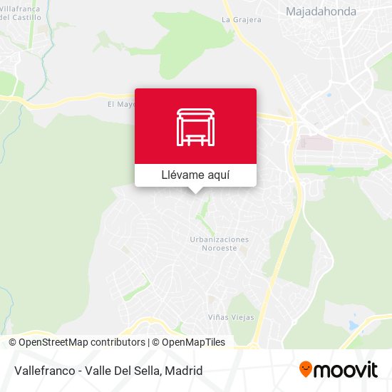 Mapa Vallefranco - Valle Del Sella