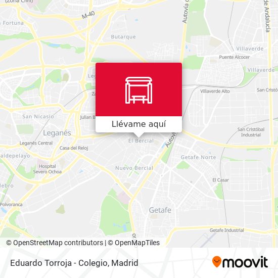 Mapa Eduardo Torroja - Colegio