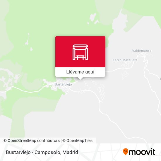 Mapa Bustarviejo - Camposolo